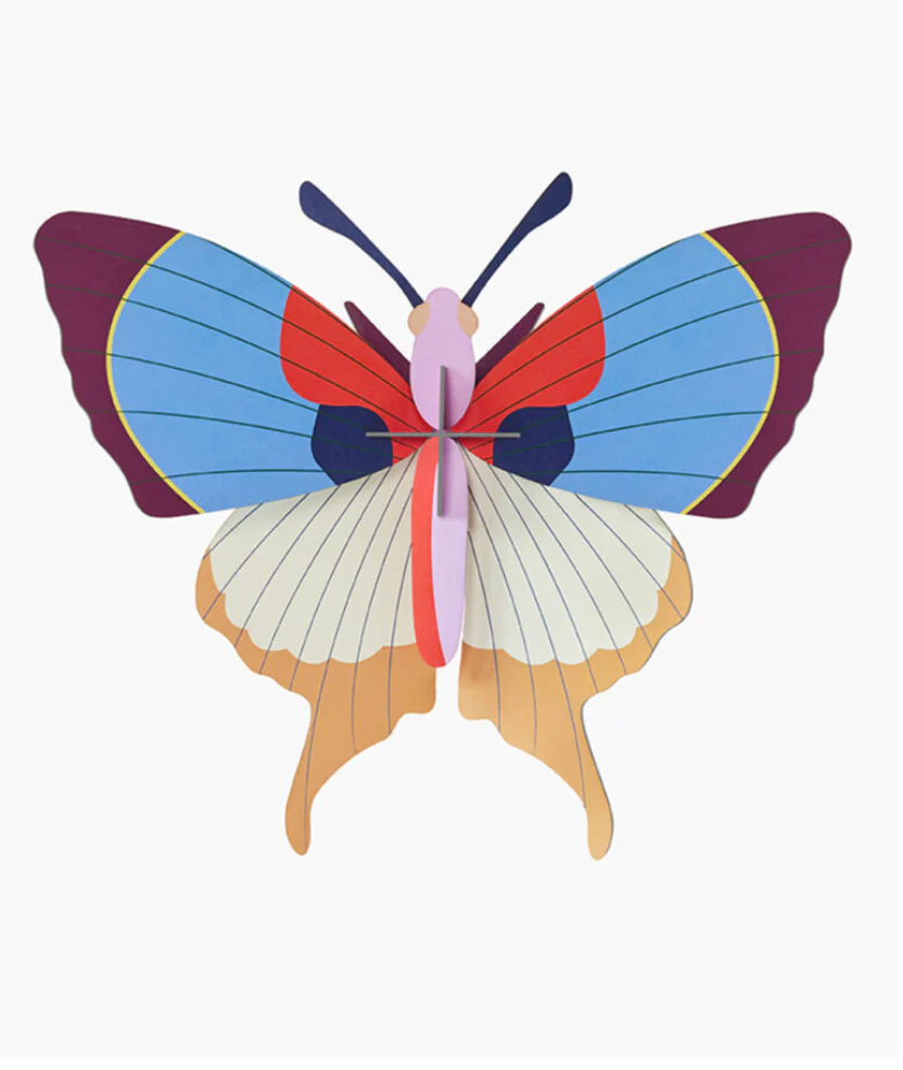 Studio Roof: Wall Decoration Plum Fringe Butterfly - Image 2