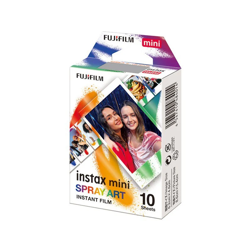 Fuji Instax Mini Film Spray Art