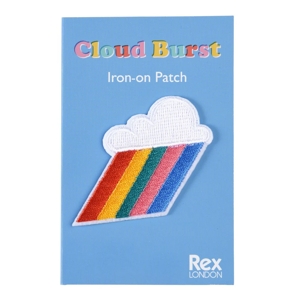 Cloud Burst Iron On Patch