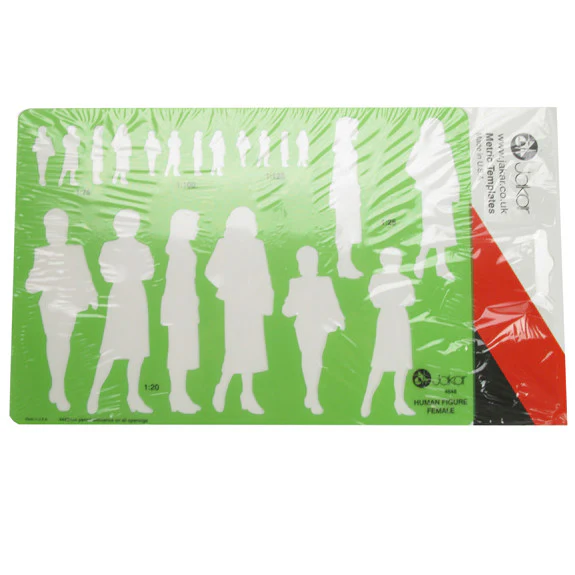 Jakar Metric Templates Female Human Figure
