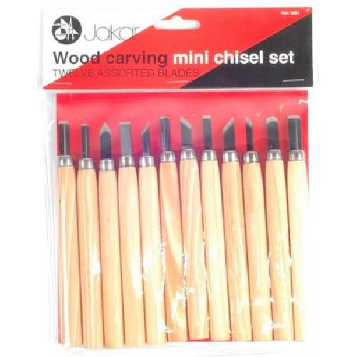 Jakar Wood Carving Set 12 Pk