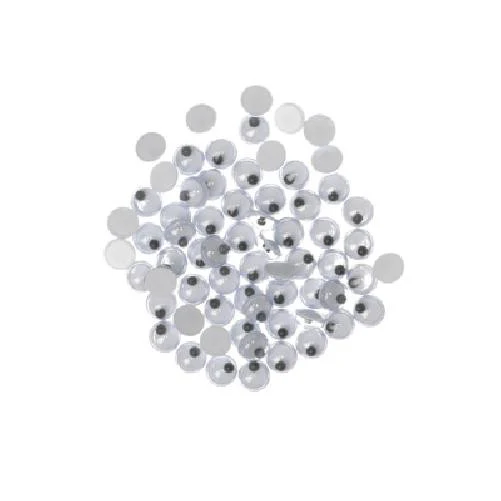 Joggle Eyes 5mm Glue on 25 Pairs