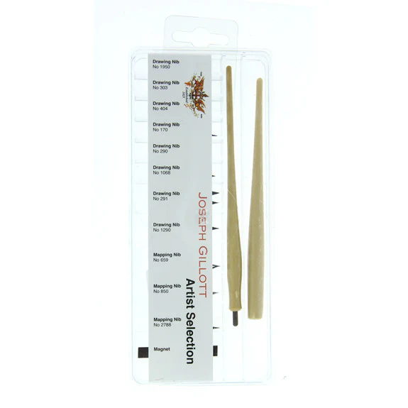 Joseph Gillott Calligraphy Set Artist Selection