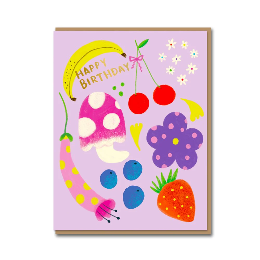 Juicy Fruit Birthday Card