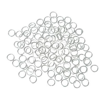 Jump Rings 7mm S/P 144 Pk
