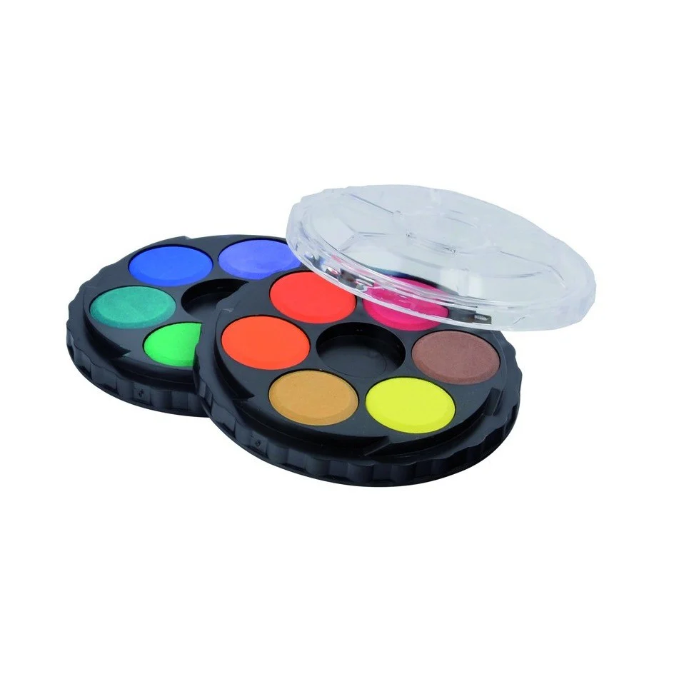 Koh-I-Noor Round Watercolour 2 Tiers 12 colours