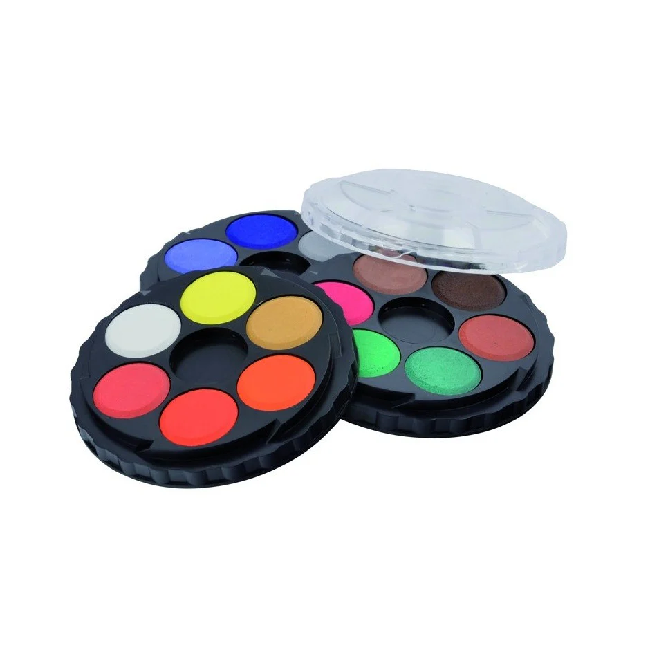 Koh-I-Noor Round Watercolour 3 Tiers 18 Colours