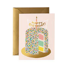 Layer Cake Birthday Card