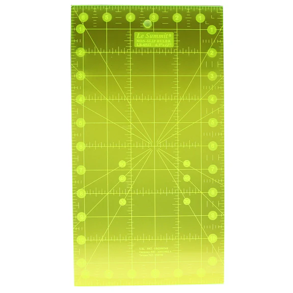 Le Summit Non-Slip Fluorescent Quilting Ruler - Image 2