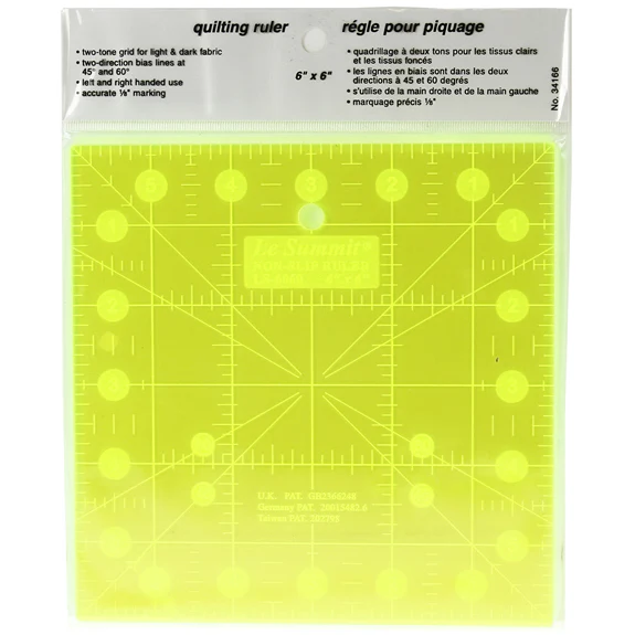 Le Summit Non-Slip Fluorescent Quilting Ruler - Image 7