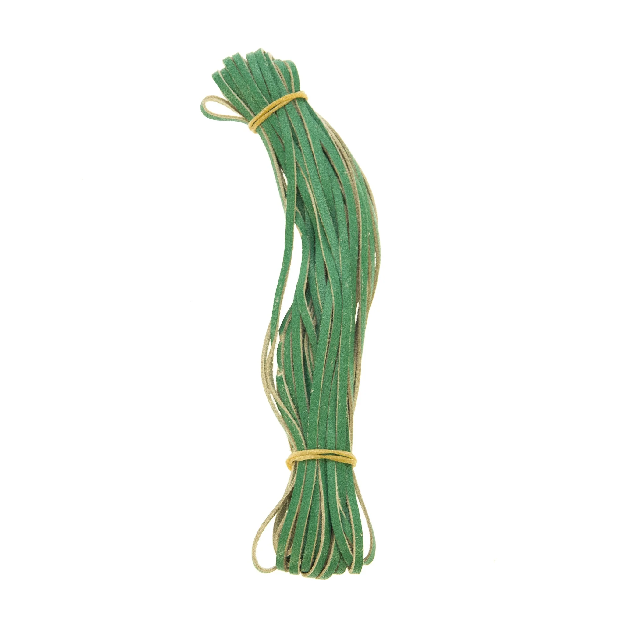 Leather Thonging 3mm - Green - 10mt