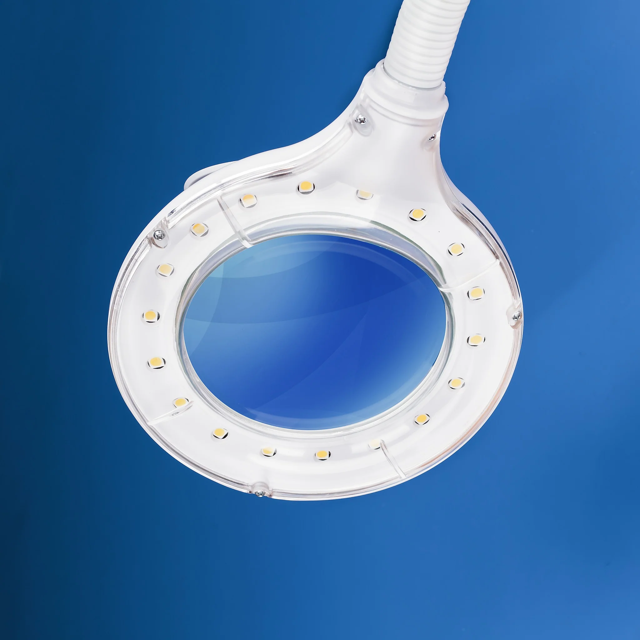 Led Compact Magnifier Table Lamp With Insert Lens - Image 3