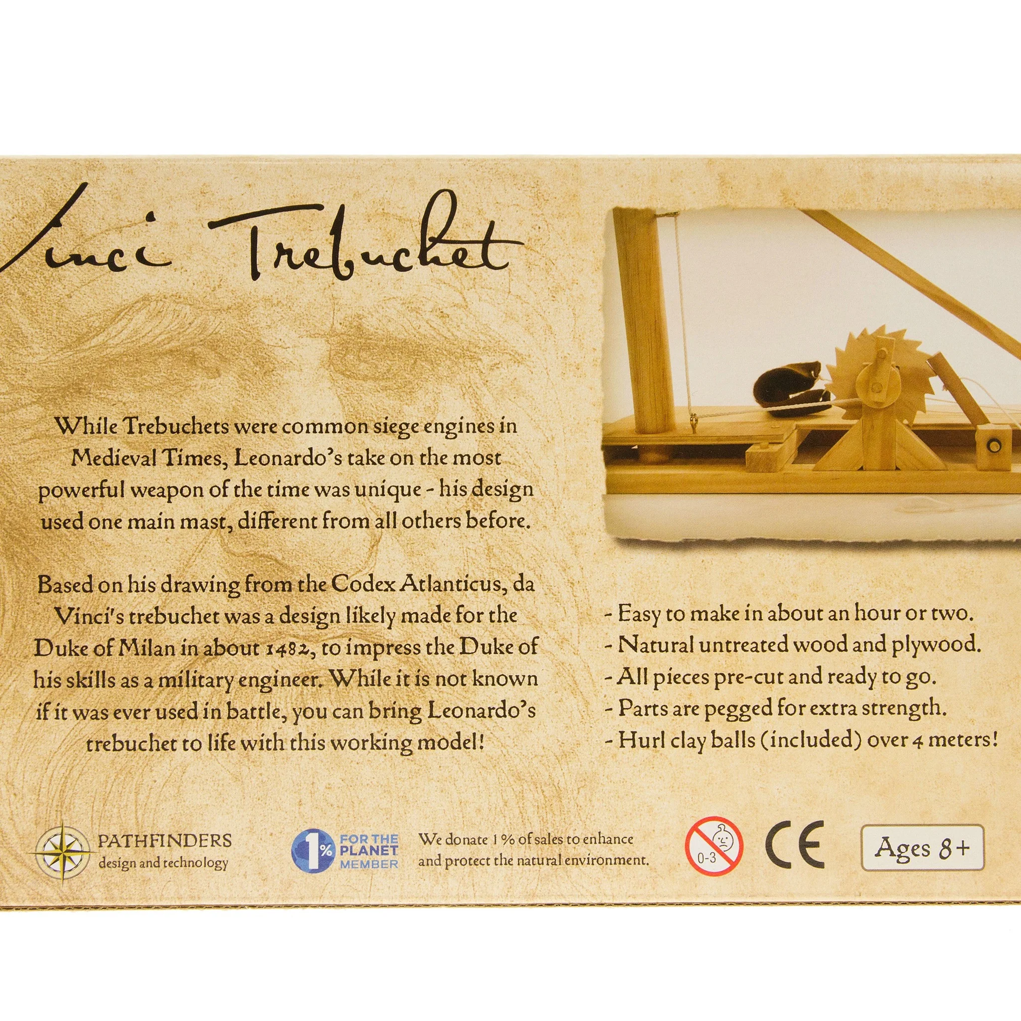 Leonardo Da Vinci Kit: Trebuchet - Image 2