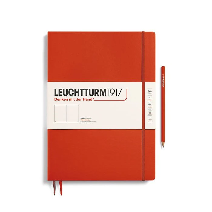Leuchtturm 1917 A4+ Slim Master Fox Red