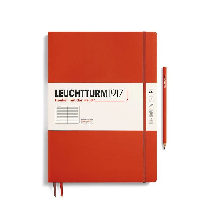 Leuchtturm 1917 A4+ Slim Master Fox Red - Image 3