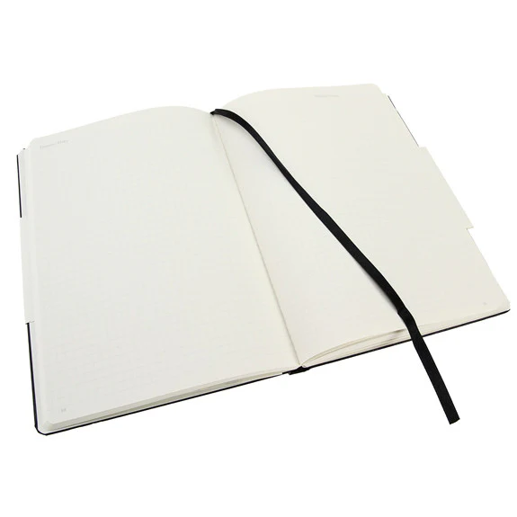 Leuchtturm 1917 Classic Black Hardcover Medium Notebook Squared - Image 3
