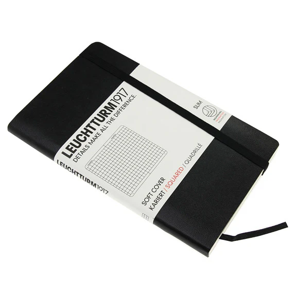 Leuchtturm 1917 Classic Black Softcover Pocket Notebook - Image 4