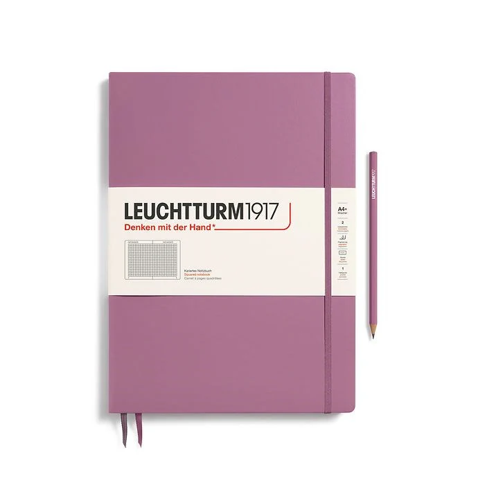 Leuchtturm 1917 Notebook A4+ Master Slim - Dusty Rose