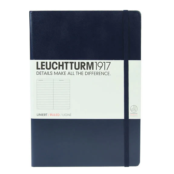 Leuchtturm 1917 Notebook Medium Lined Navy