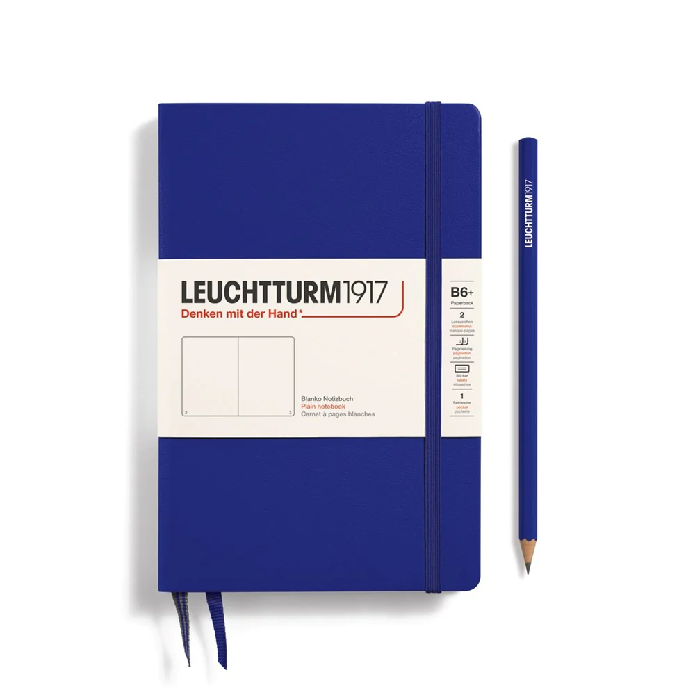Leuchtturm 1917 Notebook Paperback (B6+) Hardcover - Ink - Image 3