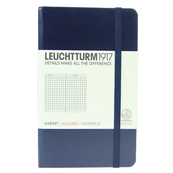 Leuchtturm 1917 Notebook Pocket Squared Navy
