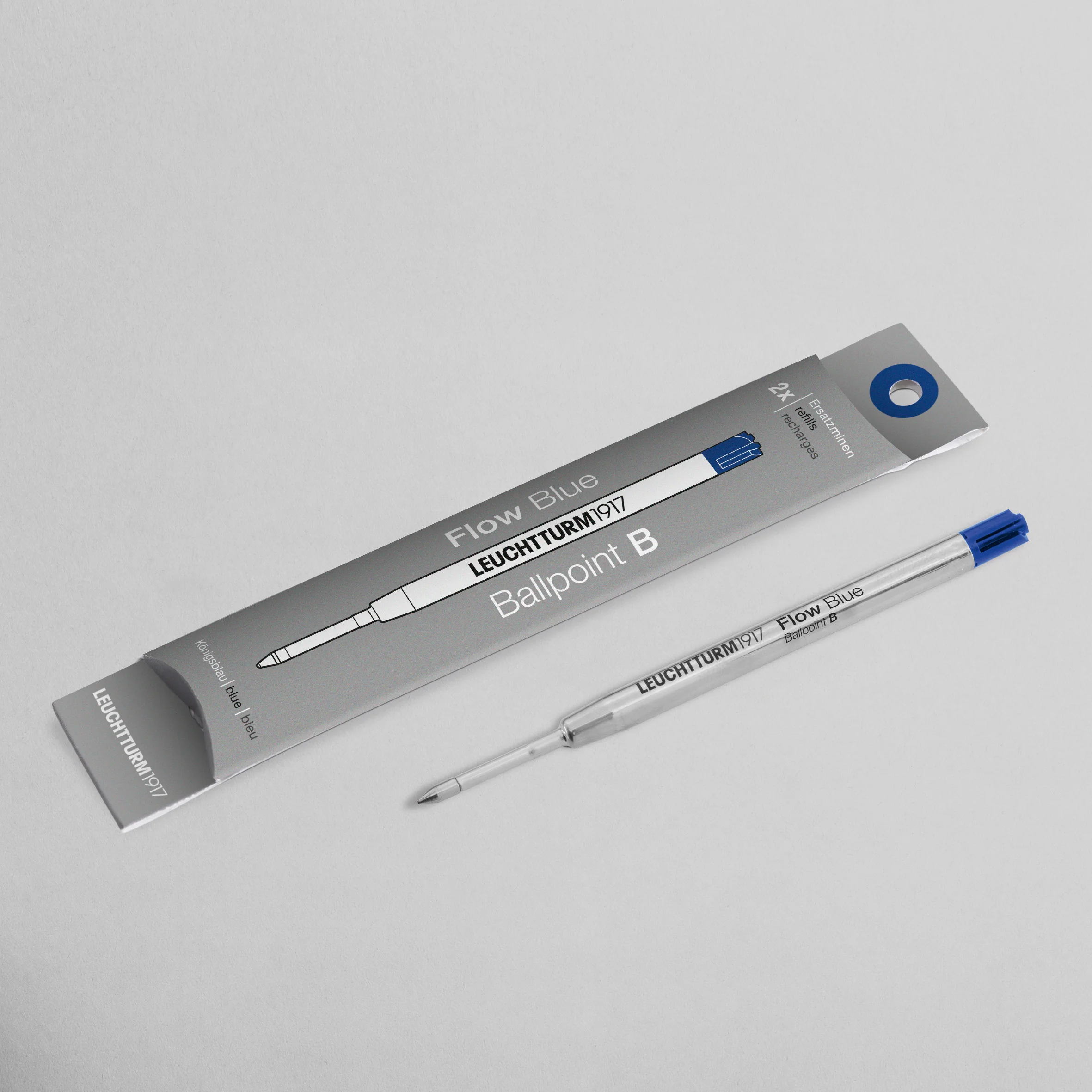 Leuchtturm1917 - Royal Blue - Refill double pack for Drehgriffel Nr. 1 Ballpoint - B