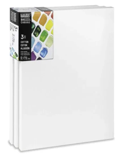 LQX Basics Cotton Canvas x3 - 50 x 70cm