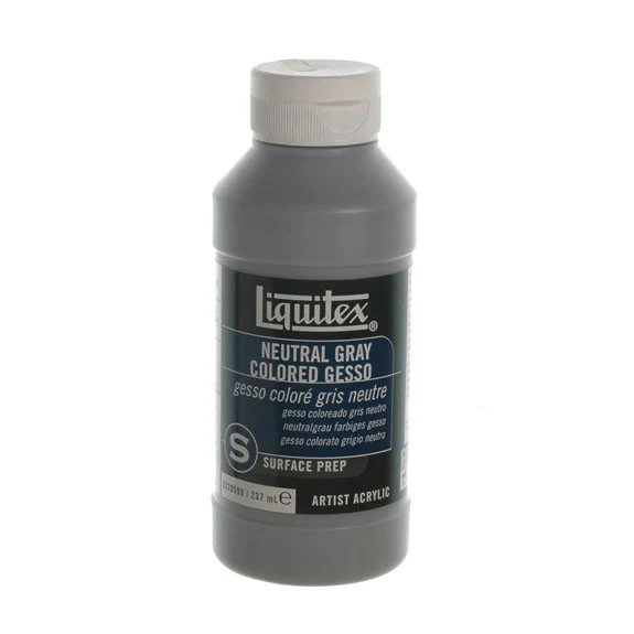 LQX Pro Grey Gesso 237ml Acrylic Medium