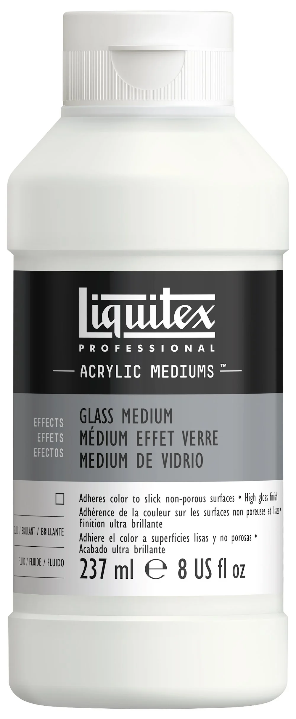 LQX Glass 237ml Acrylic Medium