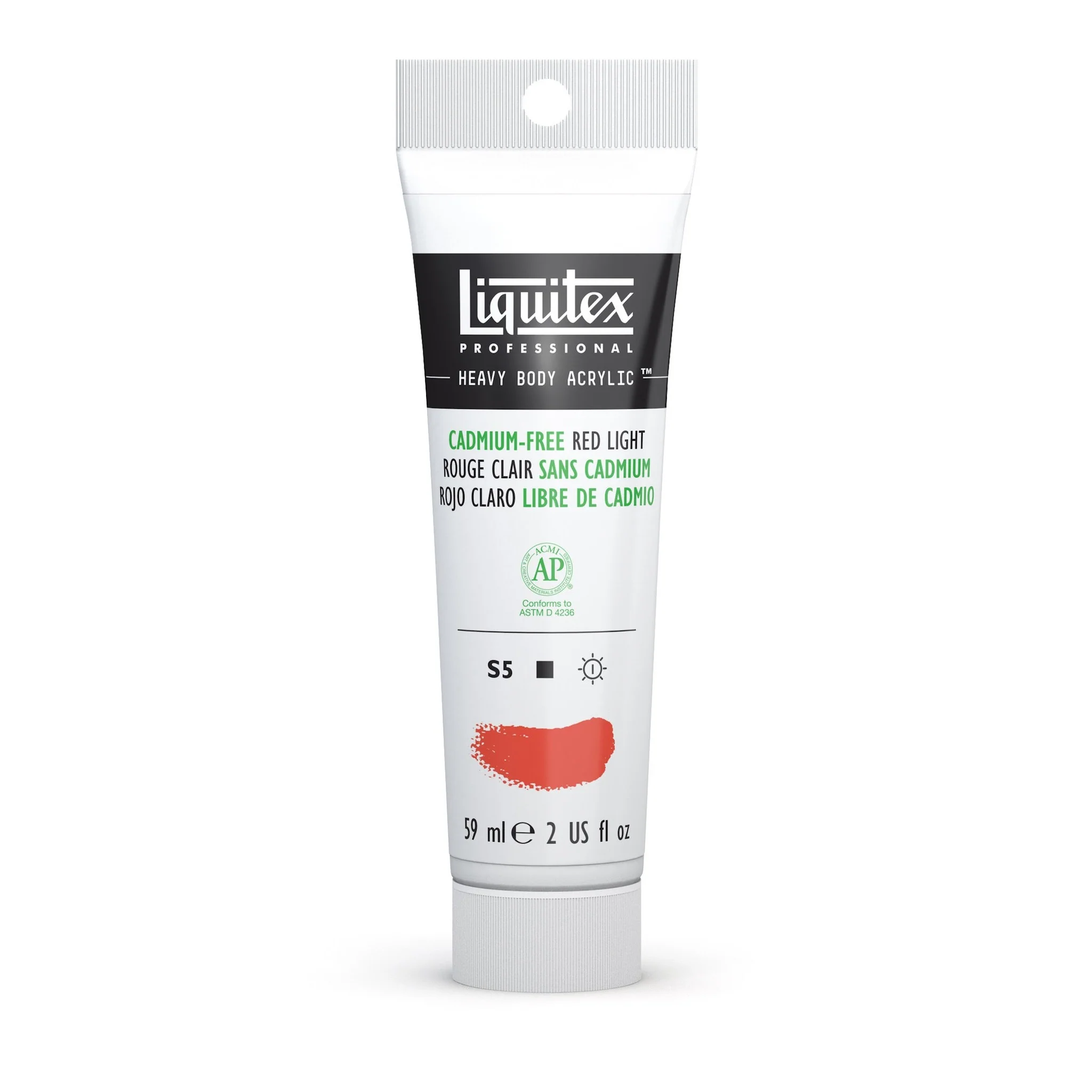LQX Pro Heavy Body Acyrlic 59ml Cadmium9ml -Free Red Light