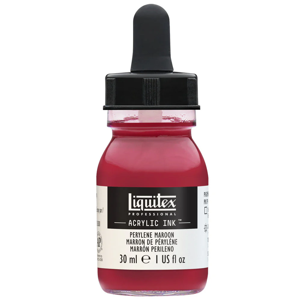 LQX Pro Acrylic Ink 30ml Perylene Maroon