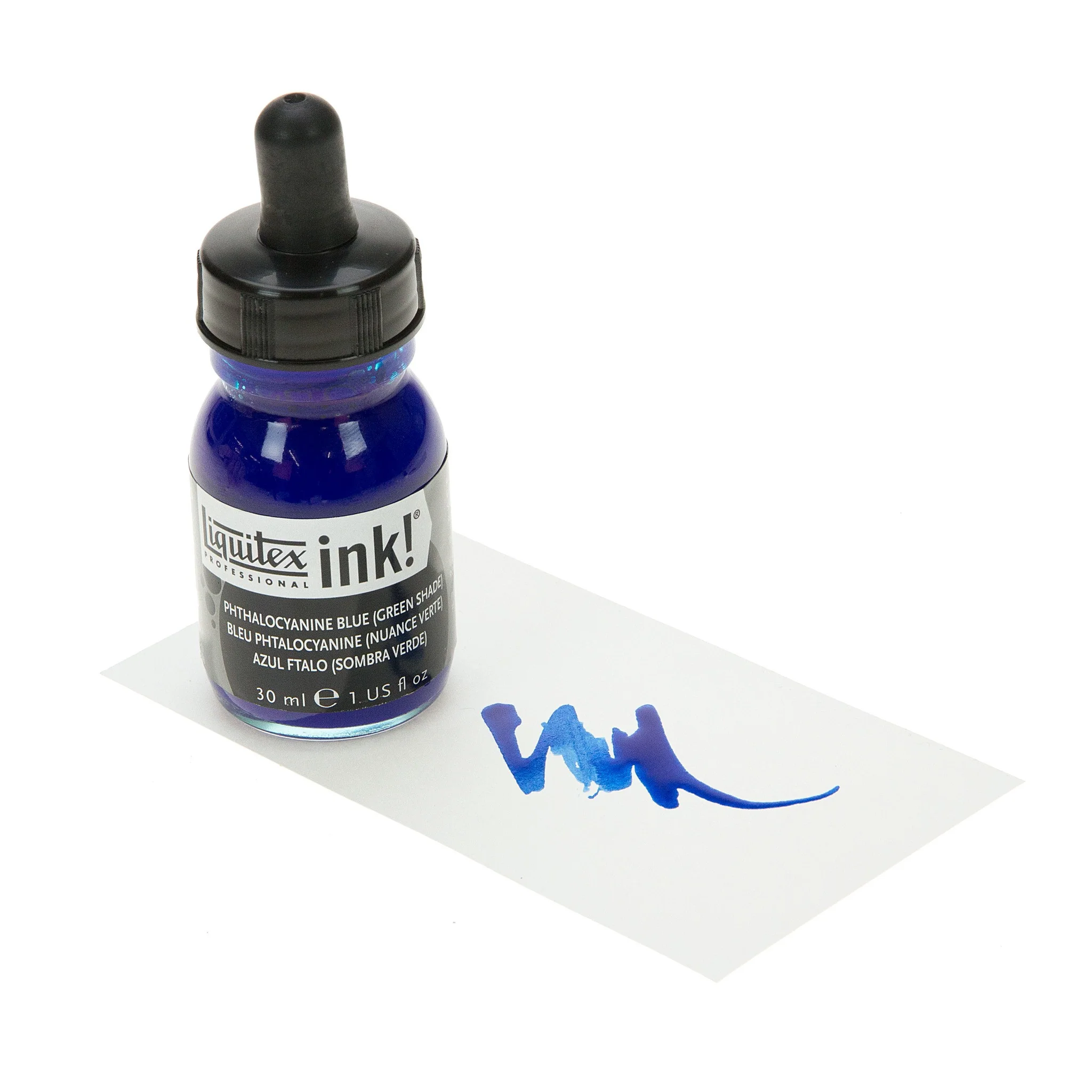 LQX Pro Acrylic Ink 30ml Phthalocyanine Blue Green Shade