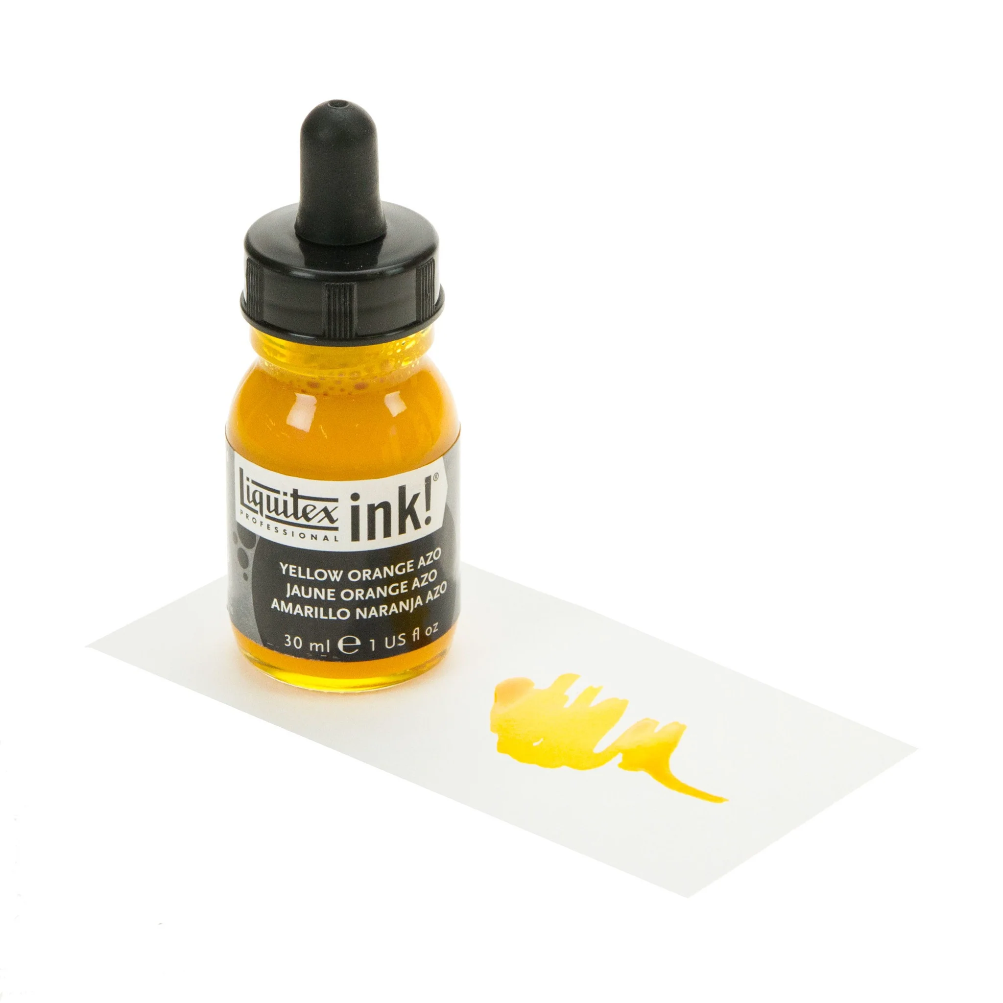 LQX Pro Acrylic Ink 30ml Yellow Orange Azo