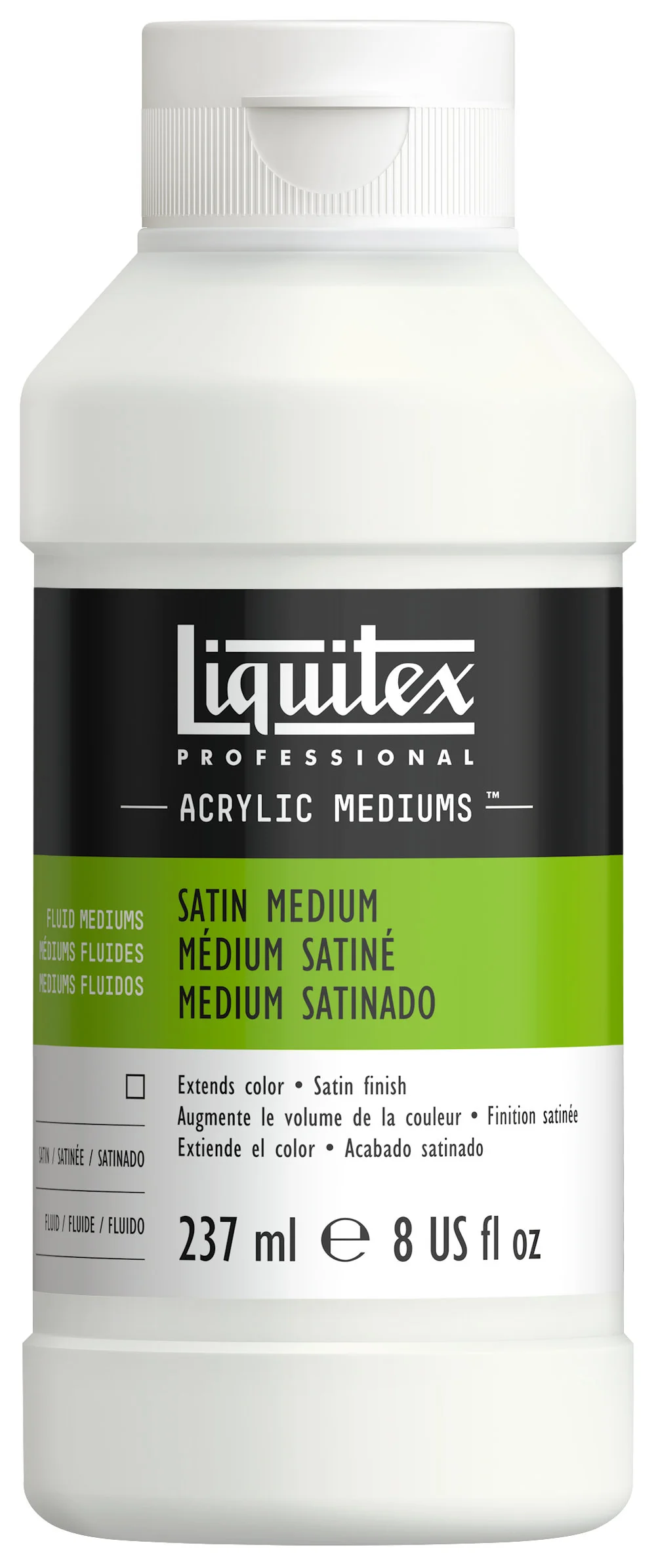 LQX Satin Fluid 237ml Acrylic Medium