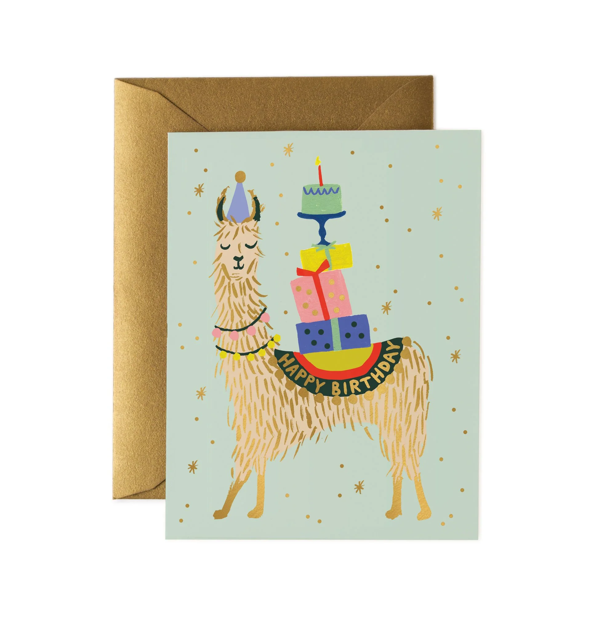 Llama Birthday Card