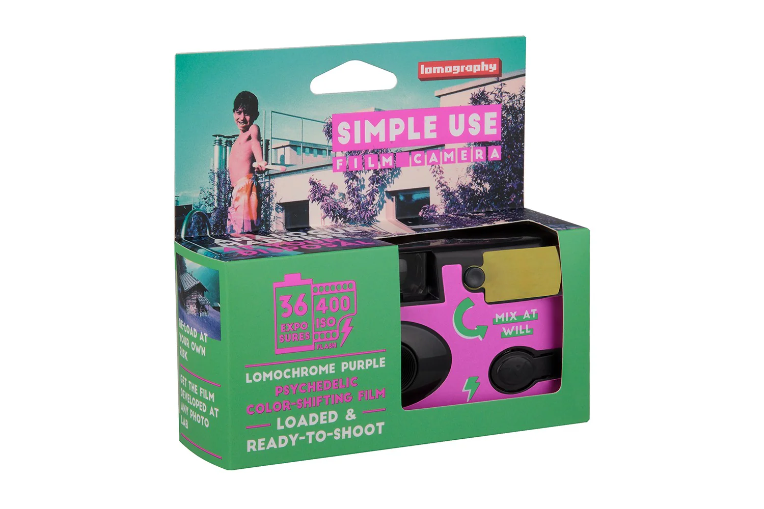 Lomochrome Purple Simple Use Film Camera - Image 2