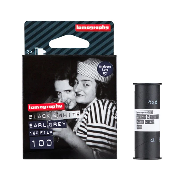 Lomography Earl Grey B&W Film 120 - 3 Pack 100 ISO - Image 2