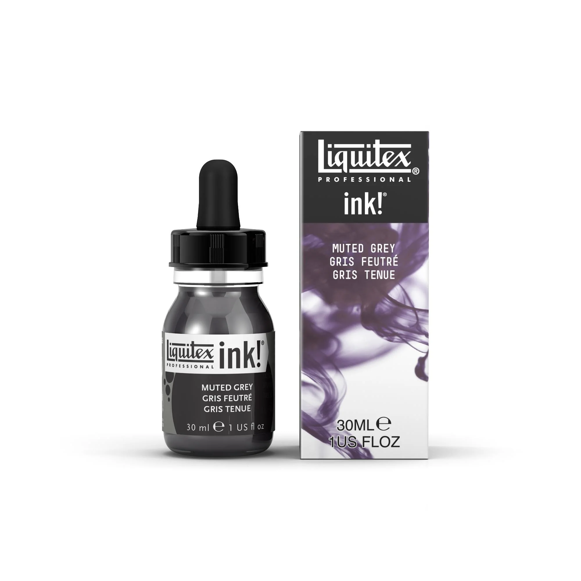 LQX Pro Acrylic Ink 30ml Grey Muted Colour