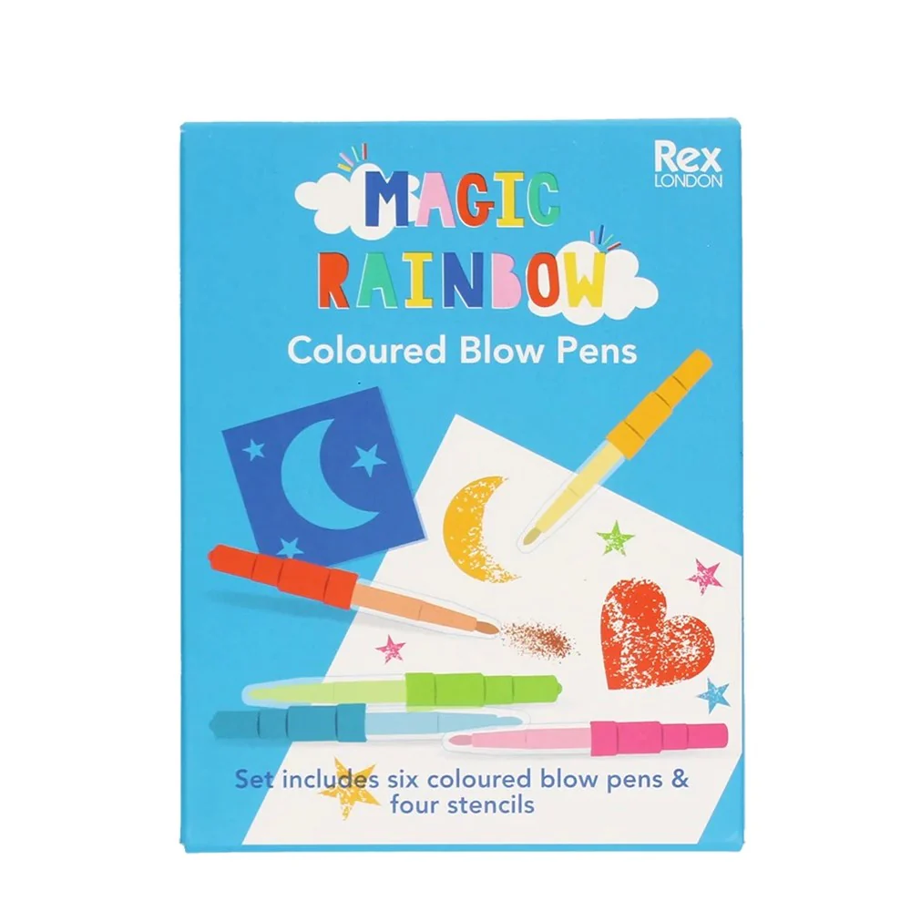 Magic Rainbow Colour Change Blow Pens