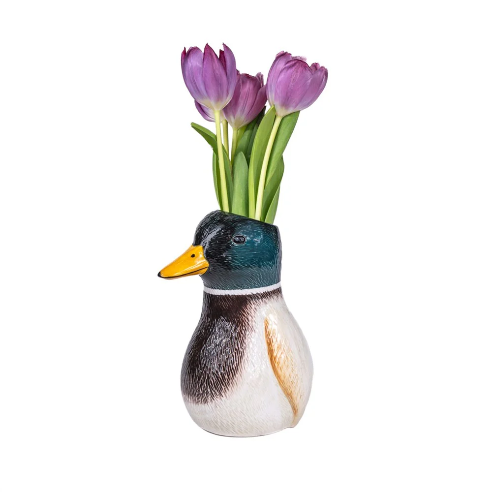 Mallard Duck Shaped Vase - Image 2