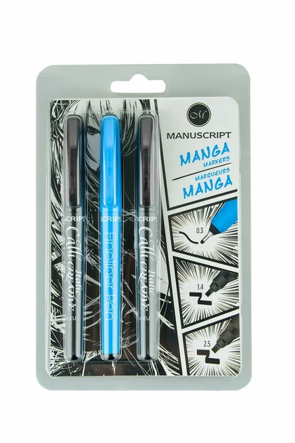 Manuscript Manga Markers Set