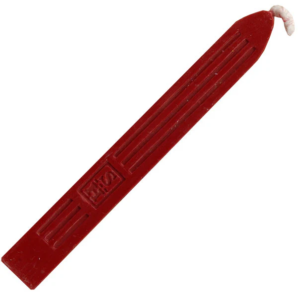 Manuscript Single Seal Wax Red