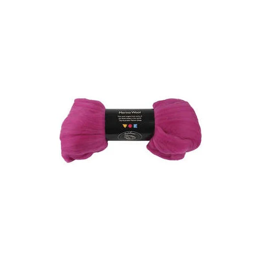 Merino Wool 100g: Violet-Red