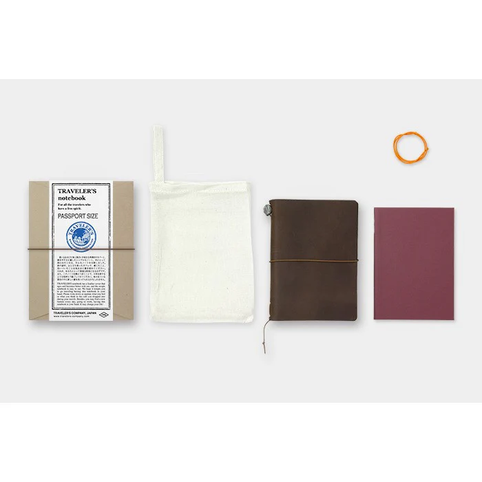Midori: Traveler's Notebook - Passport Size - Brown