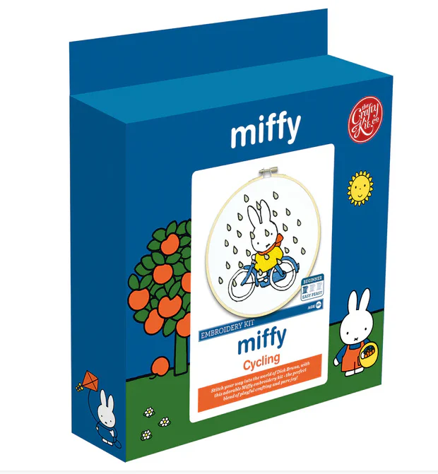 Miffy Cycling Embroidery Kit - Image 2