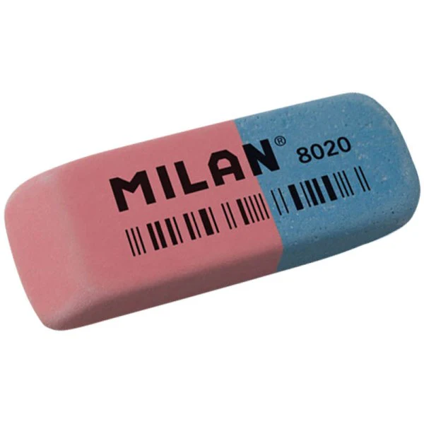 Milan: Double-use Bevelled Eraser 8020 - Image 2