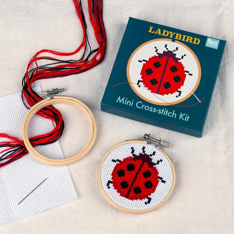 Mini Cross-Stitch Kit - Ladybird - Image 2