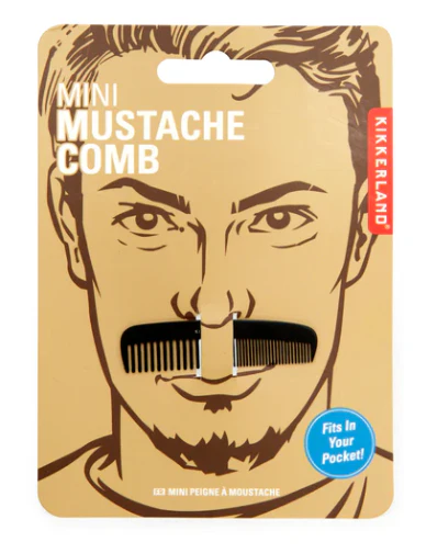 Mini Mustache Comb