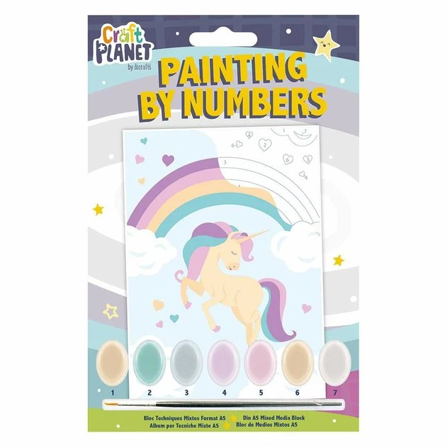 Mini Paint By Numbers Unicorn
