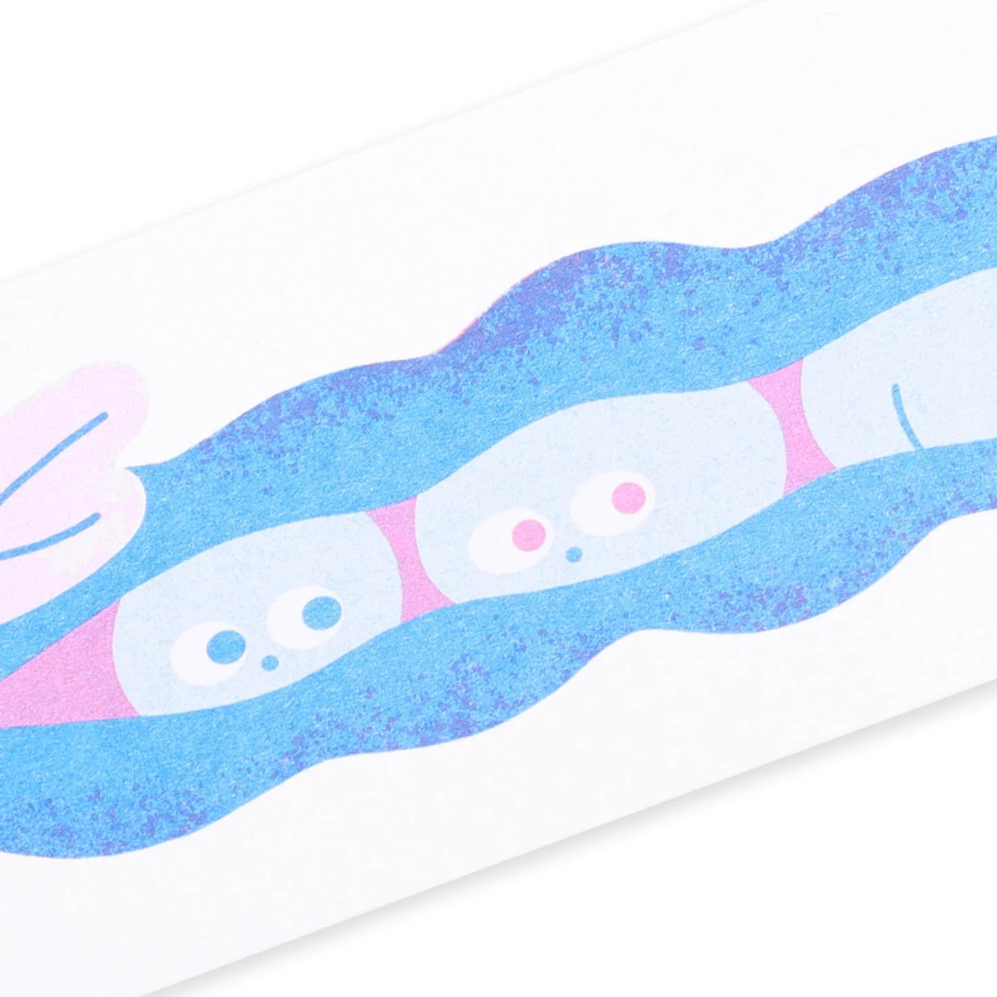 Mini Pea Pod Risograph Print - Image 2